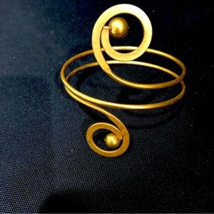 Brass bicep cuff